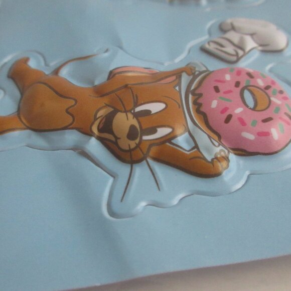 Tom and Jerry 3D Stickers One Sheet Plastic Die Cut 12 Stickers NEW & Sealed - Picture 9 of 12